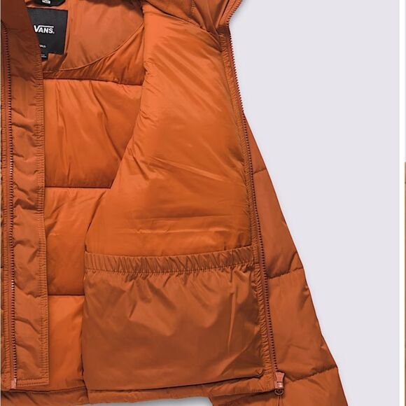 Vans Aubrey Primaloft Puffer Jacket- Auburn Orange - Picture 5 of 10